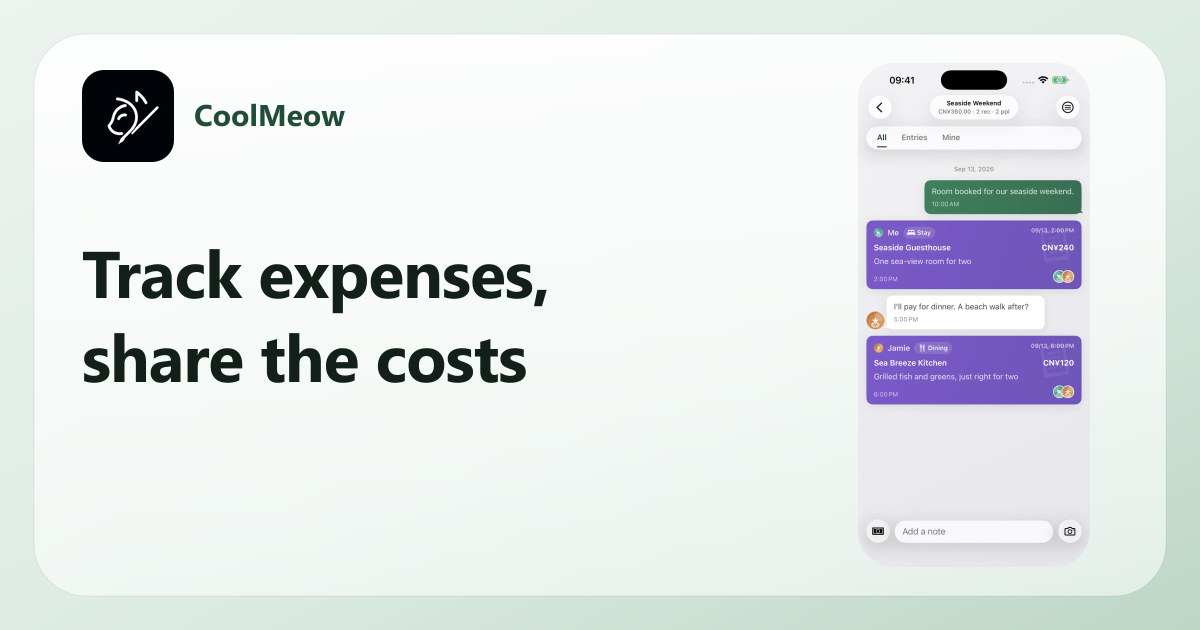 I made an app for shared bills that keeps the receipts with each expense